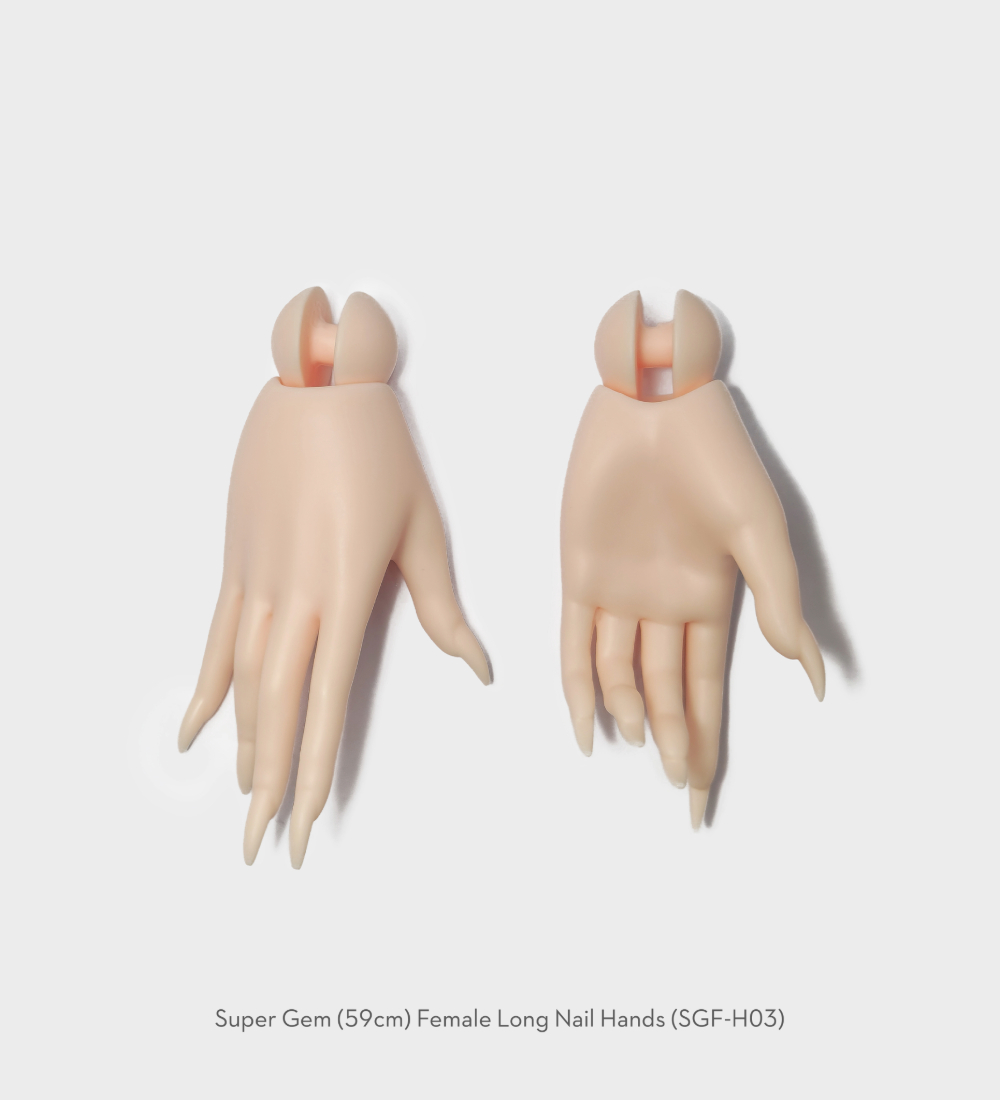 Super Gem (59cm) Female Long Nail Hands (SGF-H03)